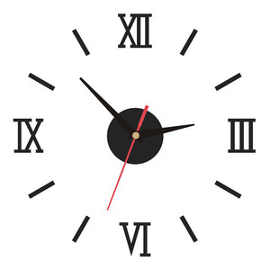 Tự làm đồng hồ treo tường hiện đại 3D Đồng hồ treo tường với gương số dán cho nhà văn phòng trang trí quà tặng - Product Image 3