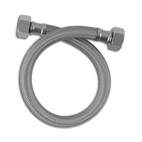 Haute pression en acier inoxydable tressé eau Flexible tuyau de plomberie tuyaux de plomberie salle de bain/cuisine robinet et pommeau de douche