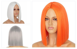 <span class=keywords><strong>Parrucche</strong></span> da donna europee e americane, <span class=keywords><strong>colore</strong></span> puro, capelli lisci a media lunghezza, <span class=keywords><strong>parrucche</strong></span> bobo per cosplay - Product Image 6