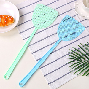 Fly Swatters Plastic Manual Household Durable Long Handle Non Toxic Simple Style - Product Image 1