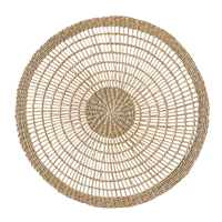 Set de dessous-de-plat rustiques en jonc de mer tressé à la main, carrés, naturels, multifonctionnels, design personnalisable, durables et écologiques