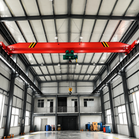 Grúa Eléctrica para Taller de 1 a 16 Toneladas, Grúa Puente Monoviga, Fabricación de Acero
