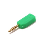 25.206 AMASS Prise banane rectangulaire mâle 2,0 mm en cuivre pur plaqué or, boîtier PA, indice de protection IP20, tête de lanterne, résiste à 10A