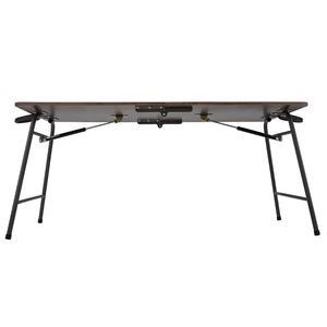 <span class=keywords><strong>Table</strong></span> de pique-nique pliante pour le <span class=keywords><strong>camping</strong></span> et la maison, avec plateau en bois massif et pieds en acier métallique pour l'extérieur - Product Image 3
