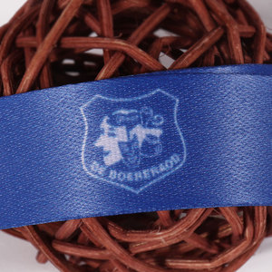 Personalisiertes Polyester-Schlüsselband mit Blauem Logo für Büro und Personal zum Großhandelspreis - Product Image 2