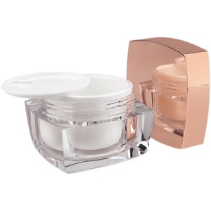 5G 10 15 20 30 50G Rỗng Vuông Trong Suốt + Rose Gold Bìa Mỹ Phẩm Jar Chăm Sóc Da Kem Container Acrylic Nhựa Jar - Product Image 4