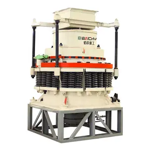 Gold Mining 100 Tph Spring Cone Crusher Machine Minerai de fer Calcaire Quartz Granite Petit PYB 900 Concasseur à cône à vendre