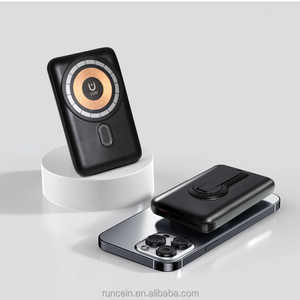 Banco de Energía Móvil UNCEIN con Carga Rápida PD de 10000 mAh con Soporte, Blanco/Negro/Azul Cielo/Morado, Personalización Disponible - Product Image 2