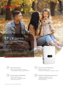 Goodwe et ชุด5-20KW Lv อินเวอร์เตอร์พลังงานแสงอาทิตย์ไฮบริดสำหรับใช้ในบ้านที่มีประสิทธิภาพสูงสุดร้อยละ97.6และการตรวจสอบระยะไกล - Product Image 4