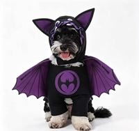 Costume de chien amusant pour Halloween, Noël, cosplay, en polyester, tenue de fête pour chiots et chats