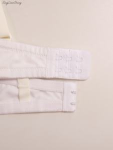 Lingerie da Sposa Sexy Bianca in <span class=keywords><strong>Pizzo</strong></span> Seducente, <span class=keywords><strong>Reggiseno</strong></span> da Donna Lavorato a Maglia con Ferretto e Coppe Complete, Eco-Friendly, Antibatterico, Taglie Forti - Product Image 3