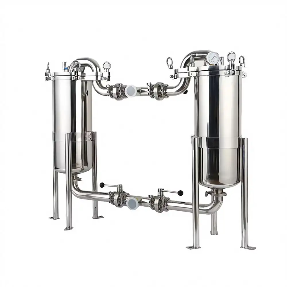 Syrup Multi Beer Duplex Alcohol Bag Juice Edible Oil Basket Strainer Filter Filtration Machine Cost