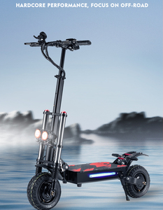 Scooter électrique 60V 6000W 38AH rapide 85KMH 50MPH, scooter tout-terrain à double moteur, scooters électriques à double moteur - Product Image 5