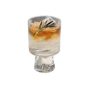 Vaso de <span class=keywords><strong>whisky</strong></span> prémium con base pesada para disfrutar de la vista, copa de postre de vidrio grabado con diamantes - Product Image 6