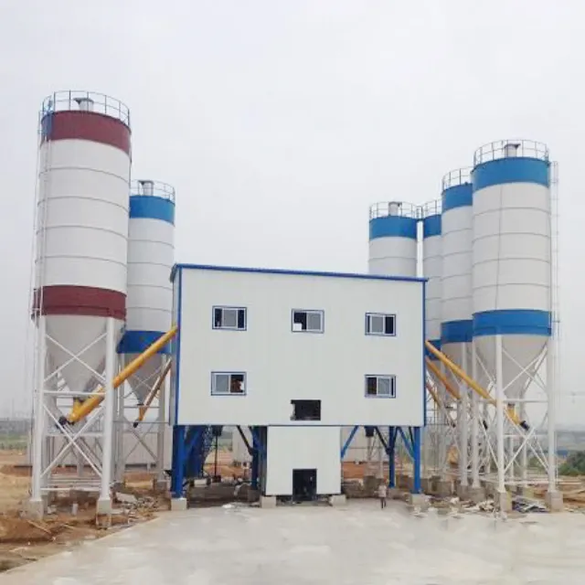 Sıcak yeni ürün hzs120 mobil beton harmanlama santrali satılık