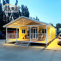 Casa Modular Prefabricada de 10 pies, 20 pies, 30 pies, 40 pies, Completamente Amueblada, Casa Pequeña Prefabricada