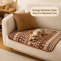 Couverture pour animaux de compagnie en polaire pelucheuse, tapis pour chien et chat, housse de protection pour canapé, couvre-lit, lavable, pour lit, siège de voiture, OEM ODM