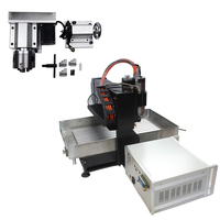 Personnalisé drôle bricolage Mini CNC 3040 Structure en acier routeur 4 axes acier Cutter graveur Machine bureau