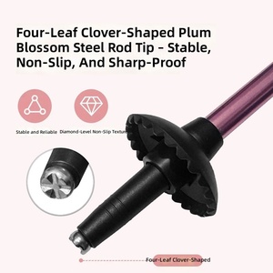 Bâtons <span class=keywords><strong>de</strong></span> randonnée pliables légers pour enfants, bâtons <span class=keywords><strong>de</strong></span> randonnée rétractables pour enfants, bâtons <span class=keywords><strong>de</strong></span> trekking télescopiques en aluminium, bâtons <span class=keywords><strong>de</strong></span> <span class=keywords><strong>ski</strong></span> réglables - Product Image 5