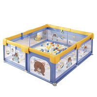 Usine fabrication supérieure Oxford tissu garçon fille intérieur bébé protection tissu parc dessin animé ours