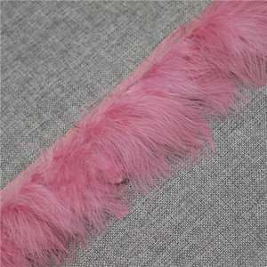 Bán Buôn Giá Rẻ Nhuộm Marabou Thổ Nhĩ Kỳ Lông Trim Fringe Trang Trí Cho Váy Cưới - Product Image 4