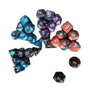 Creatieve Rpg Spel Dobbelstenen Set Dnd Multi-Color Veelvlak D4/ D6/ D8/ D10 /D12/ D20 Dobbelstenen Zijdig