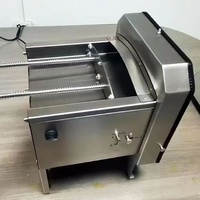 Elektrische 500Kg Bananenverwerkingsmachine 220V-Snijmachine Snijmachine Kernmotor Voor Fruitgroenterestaurants Fabrieken