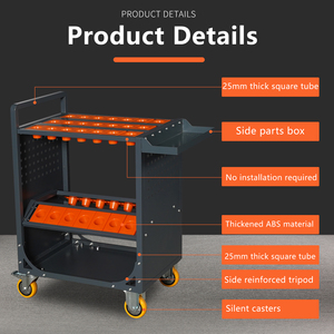 Nặng CNC công cụ giỏ hàng cat40/BT40/nmtb40 CNC công cụ chủ-Giữ 35 công cụ giá trok lưu trữ giá bánh xe dịch vụ giỏ hàng - Product Image 4