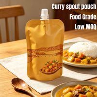 Pochette à bec verseur en PE imprimée en héliogravure, conception gratuite, OEM, faible MOQ, pour cola et jus de légumes, sac d'emballage alimentaire recyclable
