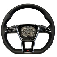 Volant de voiture en cuir le plus vendu pour Audi S6 S7 A4 B8 B9 A5 A6 A7 C7 Q3 Q5 A3 S3 S8 R8