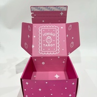 Boîte en carton ondulé personnalisée avec logo, fermeture auto-adhésive à bande déchirable, boîte d'expédition E-Flute 1,5 mm en kraft