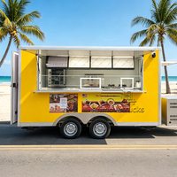 Camion de restauration commercial, remorque pour hot-dogs et hamburgers, camion de restauration mobile pour pizzas, vente de camions de restauration à Miami, remorque de restauration avec cuisine complète