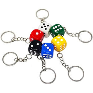 Résine Dés Porte-clés <span class=keywords><strong>3d</strong></span> Cube Carré Dés Porte-clés Pour Sac Sac À Main Portefeuille Téléphone Portable Voiture Pendentif Porte-clés Creative Porte-clés Cadeaux - Product Image 3