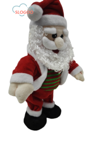 2024 natale Super morbido peluche Santa Claus bambola regalo per bambini che canta e balla giocattolo per papà natale - Product Image 3