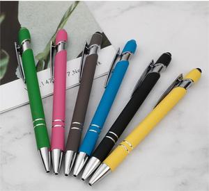 Tùy chỉnh đa-màu smooth-bằng văn bản đa chức năng bút bi vật liệu kim loại trong kho - Product Image 5