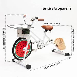 EXI Pedalbetriebenes Einzelgang-Hybrid-Fahrrad mit 90 kg Tragkraft für Handyaufladung – Beach Cruiser - Product Image 1