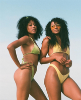 OEM Vente en gros Maillot de bain pour femme String Bikini Maillot de bain personnalisé Sexy Mini bikini en dentelle pour fille