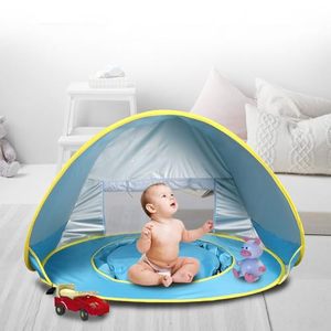 Unisex Outdoor Sports Tent Kids <b>Sunscreen</b> Red Swimming Pool Playhouse Large Space Waterproof Portable Triangle Frame Indoor Play - Product Image 4