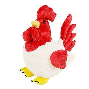 Peluche a Forma di Gallina Marrone dello Zodiaco Cinese, Giocattolo Morbido per Bambini - Product Image 5