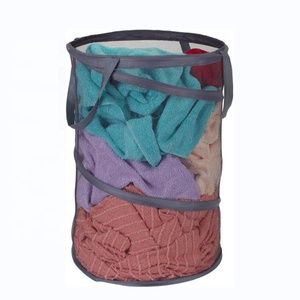 Cesto de Ropa Plegable de Malla con Asas de Fácil Apertura, Diseño Pop-Up, Ideal para Viajes, Compatible con Bolsas, para Uso en Baño y Armario - Product Image 5