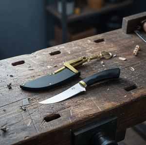 Cuchillo de Bolsillo para Exteriores, Acero Inoxidable 3Cr, Cuchillo Portátil para Cortar Carne, Cuchillo Recto de Supervivencia con Mango de Plástico - Product Image 4
