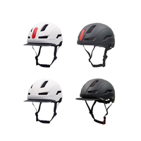 Casque de vélo de sécurité à technologie intégralement moulée pour adultes hommes femmes oem vélo équitation coque de protection casque de vélo avec bord
