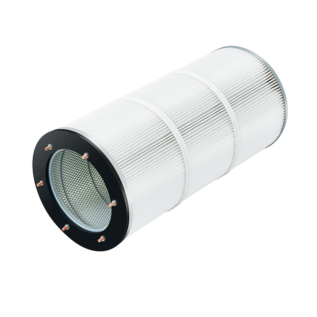 High Precision Powder Recovery Threaded Filter Element Powder Coating Screw Filter Cartridge For Electrostatic Spray Booth