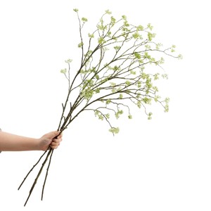 Branche de fleur artificielle Meng Jie 100cm 200cm en PVC imitation gaufrage pour décoration intérieure - Product Image 5