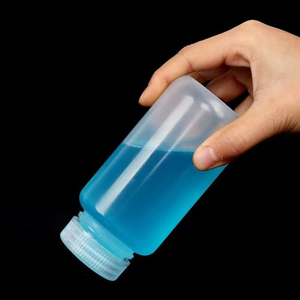 Logotipo personalizado <span class=keywords><strong>boca</strong></span> estrecha PP plástico reactivo químico botella <span class=keywords><strong>de</strong></span> almacenamiento cuello estrecho a prueba <span class=keywords><strong>de</strong></span> fugas <span class=keywords><strong>Colo</strong></span> con tapa - Product Image 2