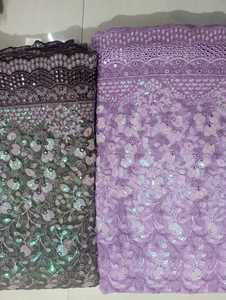 Standard Quality Embroidery Rainbow Sequence <strong>Net</strong> <strong>Fabric</strong> Dress From Indian Exporter and Supplier at <strong>Bulk</strong> Price - Product Image 3