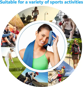 Portable Circular Silicone Wrapped Cold Towel Cooling Towel Quick Drying Polyester Fiber Towels Beach Accessories Sport Fitness - Product Image 6