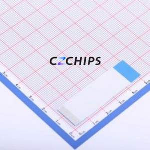 JS05B-26P-050-4-8 FFC Cable (Flexible Flat Cable) P=0.5mm Connector 26P 0.5mm 0.3mm Reverse - Product Image 2