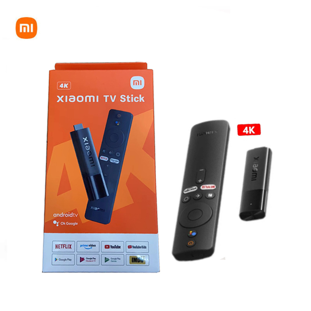 Xiaomi Mi 4K TV Stick EU Android TV 11 HDR Quad Core 2GB+8GB 5 Wifi Assistant Portable Streaming Media