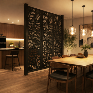 Divisor de Habitación WPC con Diseño Moderno, Resistente a la Humedad, Fácil de Montar, Ideal para Sala de Estar y Espacios Interiores - Product Image 3